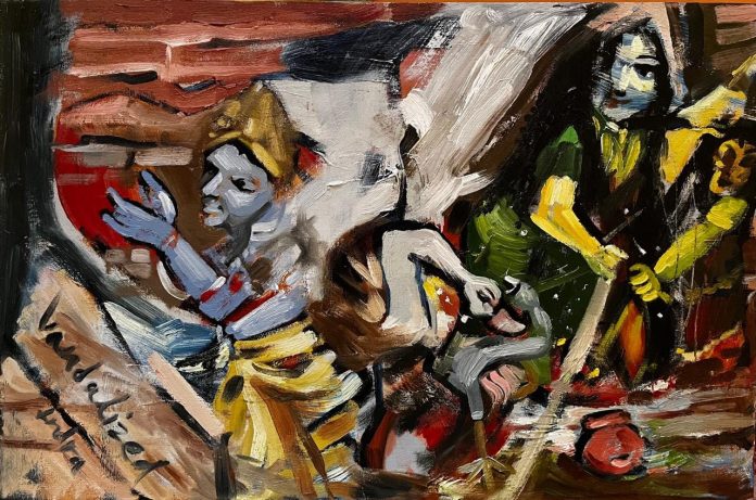 Indranil Banerjee painting